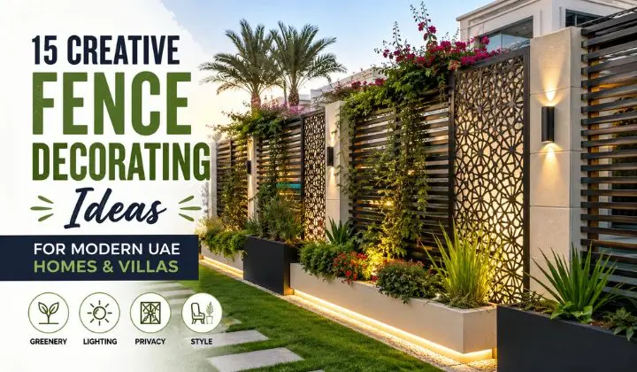 Creative fence decorating ideas for villas