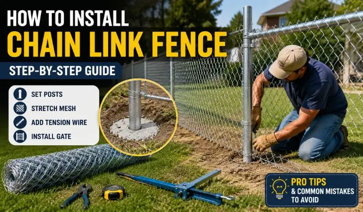 How to Install Chain Link Fence