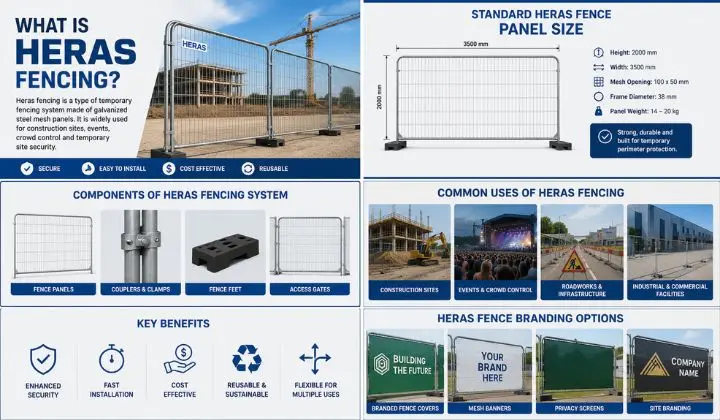 Why Is Heras Fencing Different from Other Temporary Fencing?