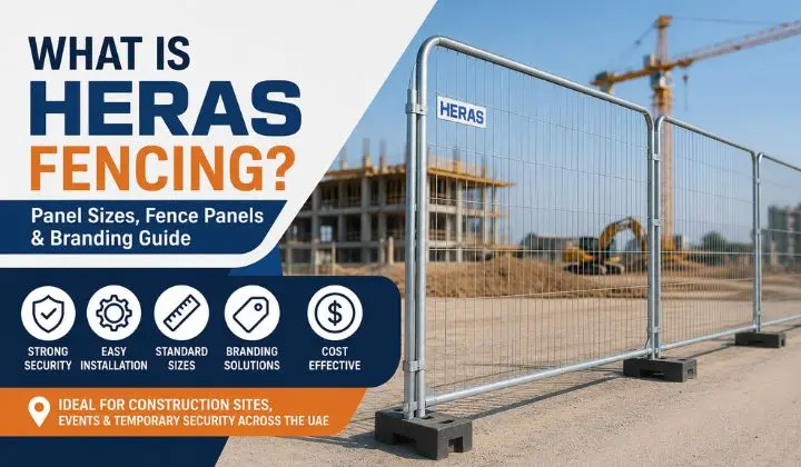 What Is Heras Fencing? Panel Sizes, Fence Panels & Branding Guide