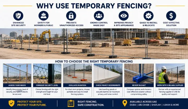 Why choose temporary fencing