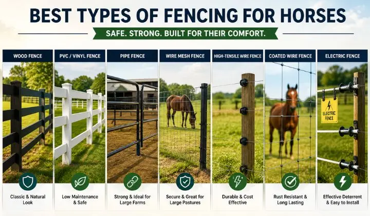 Best Types of Fencing for Horses