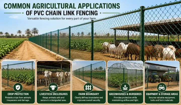 Common agricultural applications of fencing