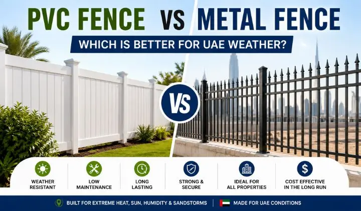 PVC Fence vs Metal Fence