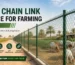 PVC chain link fence for farming in UAE