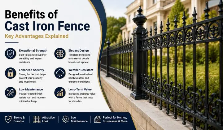 Top Benefits of a Cast Iron Fence