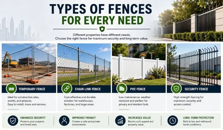 Types of fences for every need