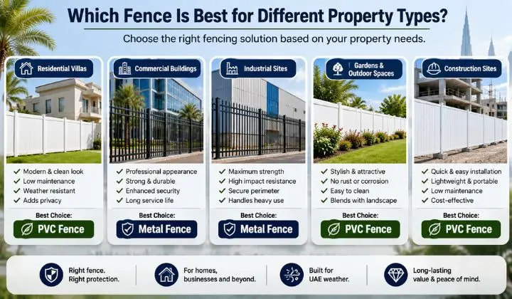 Which fence suits your property best?