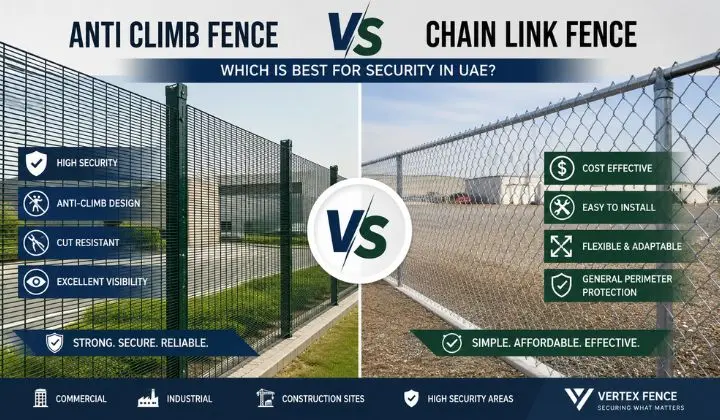 Anti Climb Fence vs Chain Link Fence