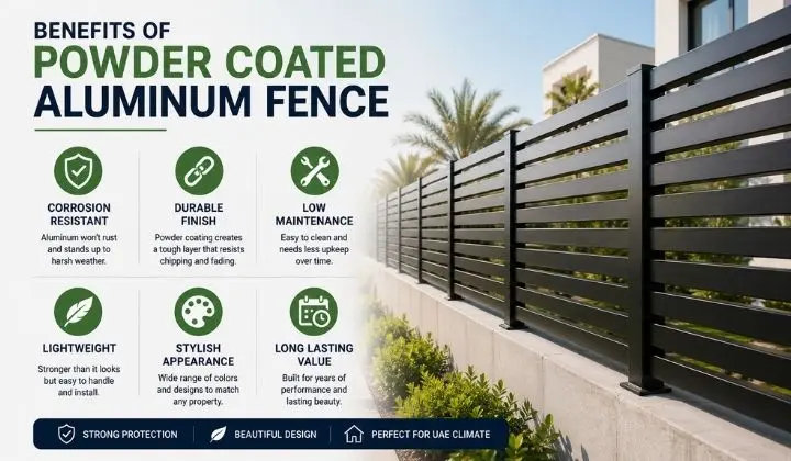 Benefits of Powder Coated Aluminum Fence