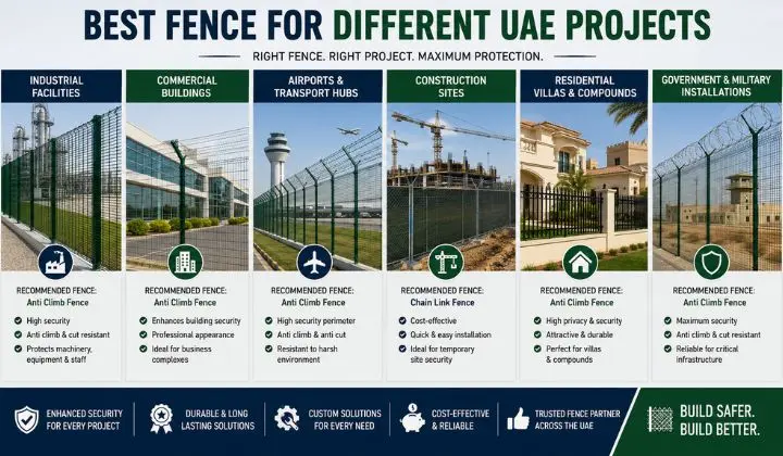 Best Fence for Different UAE Projects