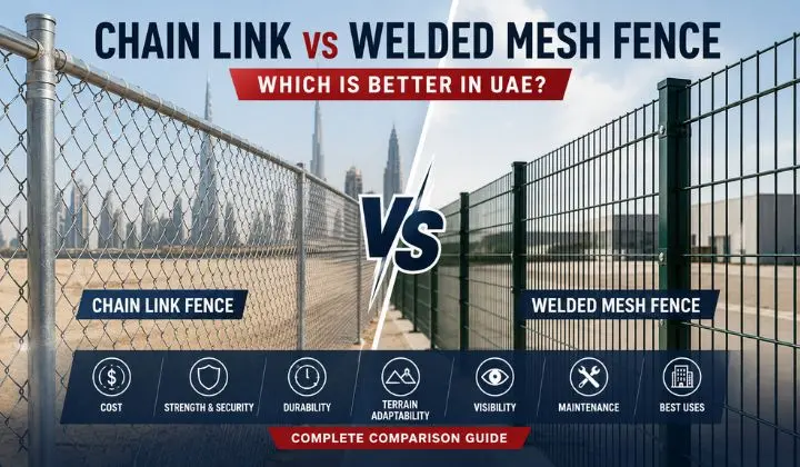 Chain Link vs Welded Mesh Fence