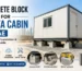 Concrete Block for Porta Cabin in UAE