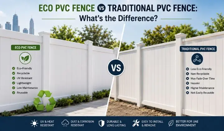 ECO PVC Fence vs Traditional PVC Fence What’s the Difference