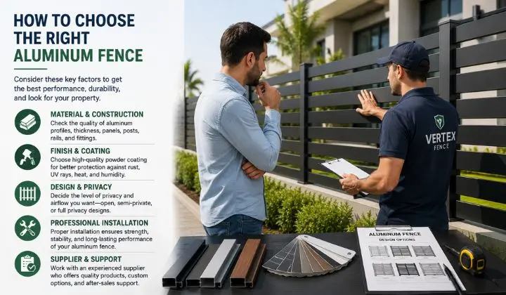 How to Choose the Right Aluminum Fence