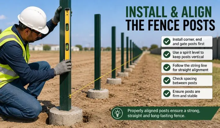 How to Install Welded Mesh Fence Panels