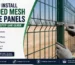 How to Install Welded Mesh Fence Panels