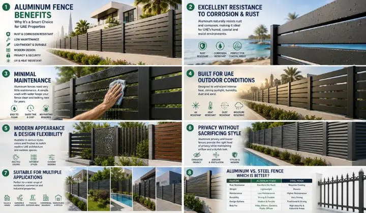 Main Benefits of Aluminum Fencing