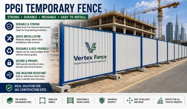 PPGI Temporary Fence