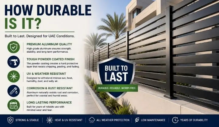 Powder Coated Aluminum Fence