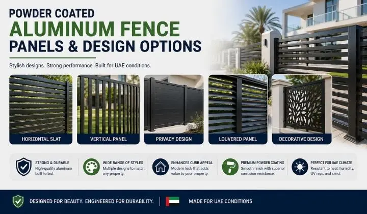 Powder Coated Aluminum Fence Panels
