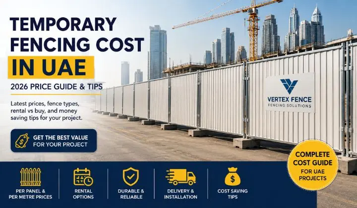 Temporary Fencing Cost in UAE