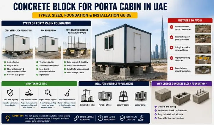 UAE Porta Cabin Foundation Guide