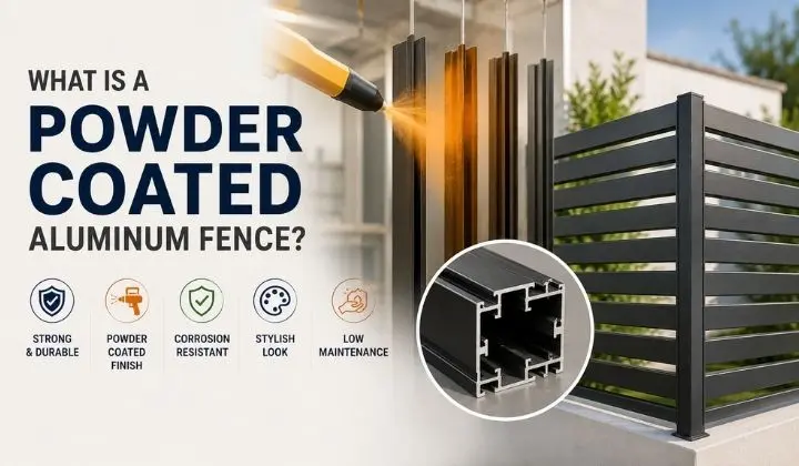 What Is a Powder Coated Aluminum Fence