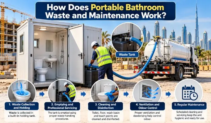 How Does Portable Bathroom Waste and Maintenance Work