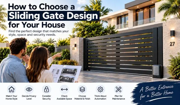 How to Choose a Sliding Gate Design for Your House