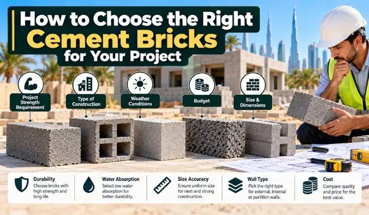 How to Choose the Right Cement Bricks for Your Project