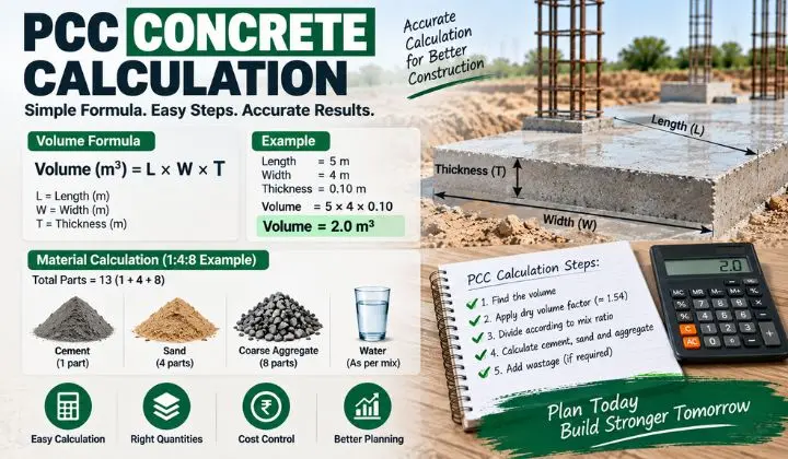 PCC Concrete Calculation
