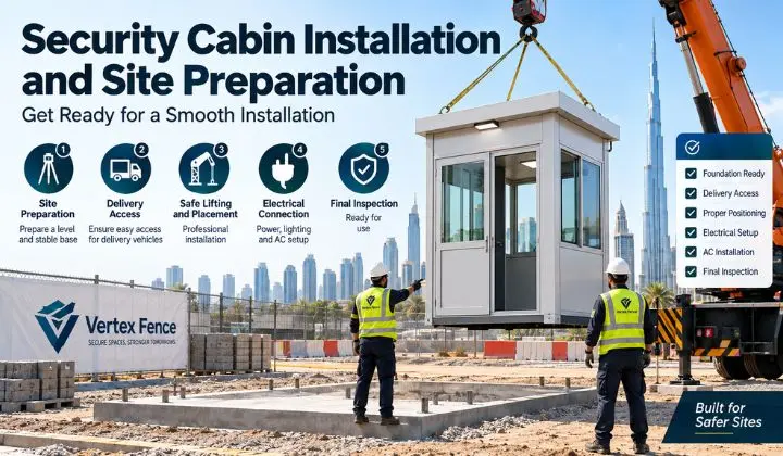 Security Cabin Installation and Site Preparation