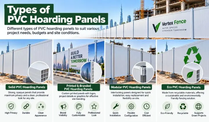 Types of PVC Hoarding Panels