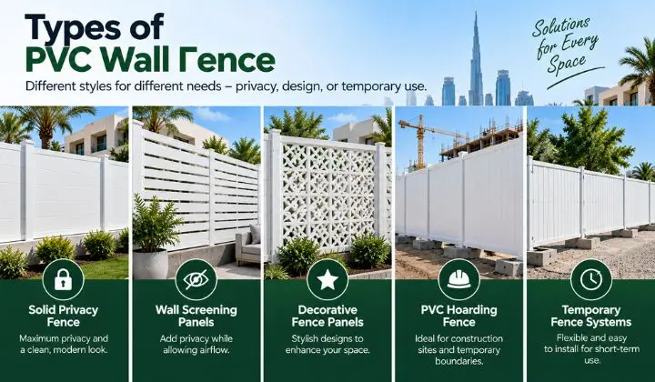 Types of PVC Wall Fence