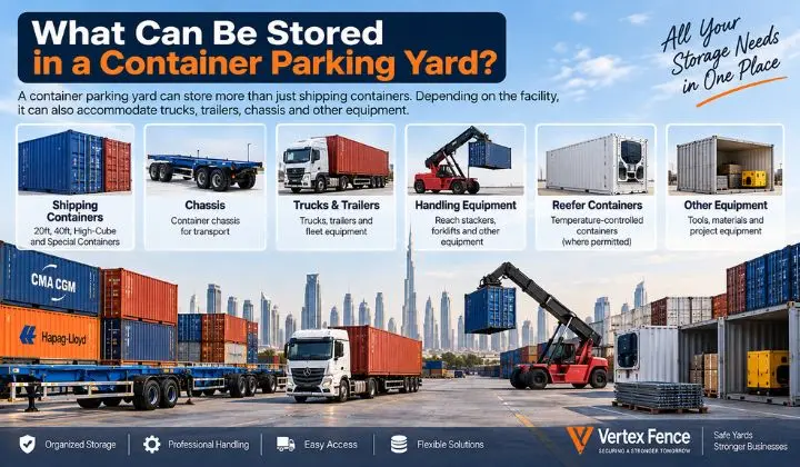 What Can Be Stored in a Container Parking Yard