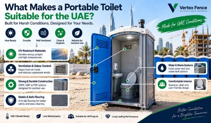 What Makes a Portable Toilet Suitable for the UAE
