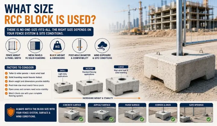 What Size RCC Block Is Used