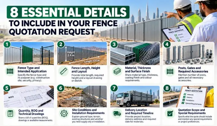 8 Essential Details to Include in Your Fence Quotation Request