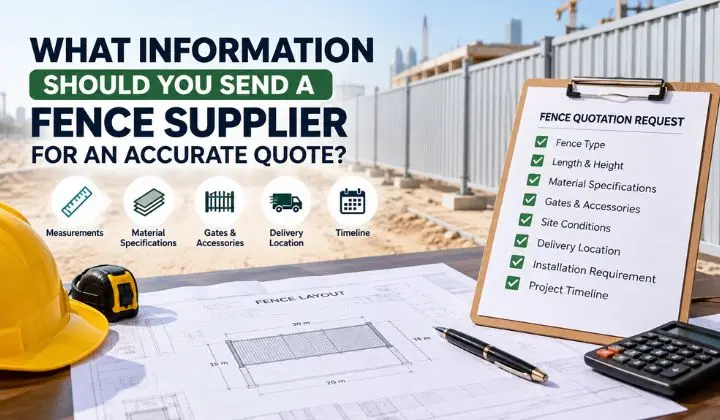 Fence Quote Checklist