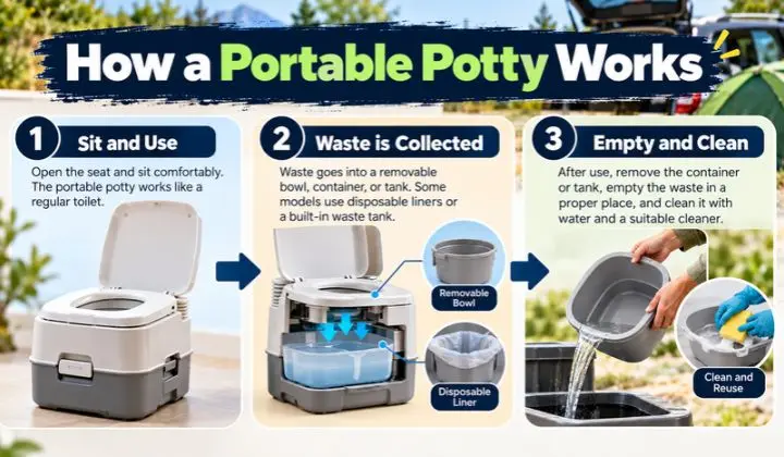How a Portable Potty Works