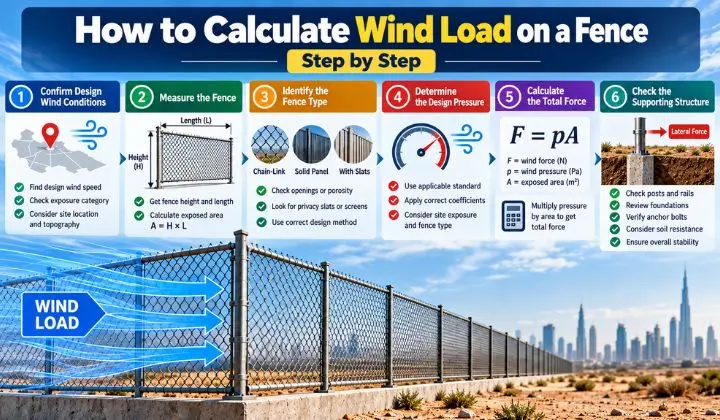 How to Calculate Wind Load on a Fence Step by Step