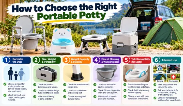 How to Choose the Right Portable Potty